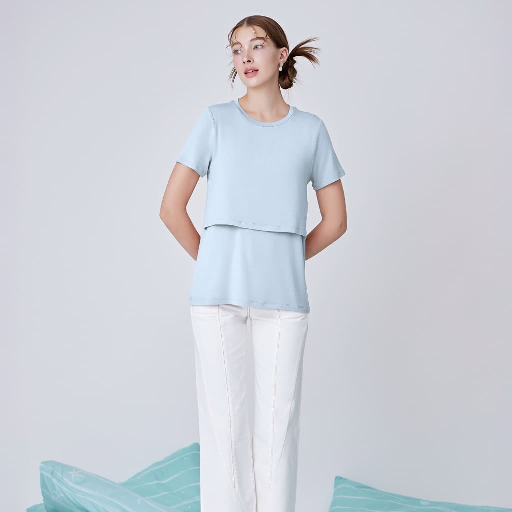 Nitan เสื้อให้นม Mabel Maternity and Nursing Top รูปที่ 2