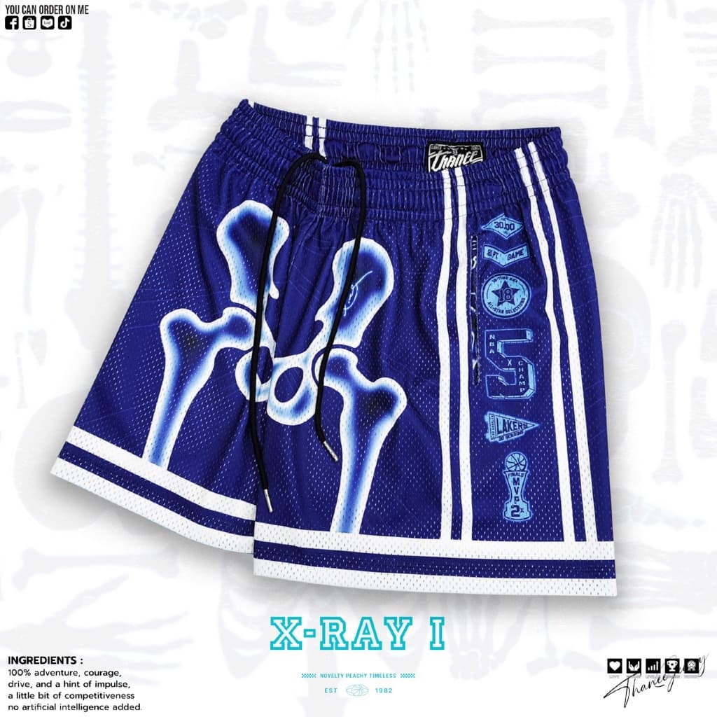 กางเกงกีฬา กางเกงบาสขาสั้น XRAY COLLECTION รูปที่ 1