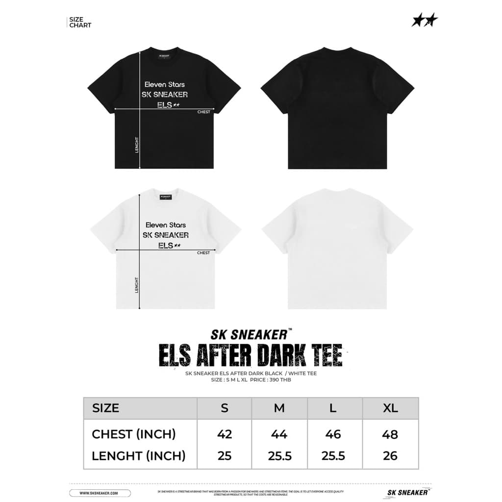 SK SNEAKER ELS AFTER DARK TEE รูปที่ 8