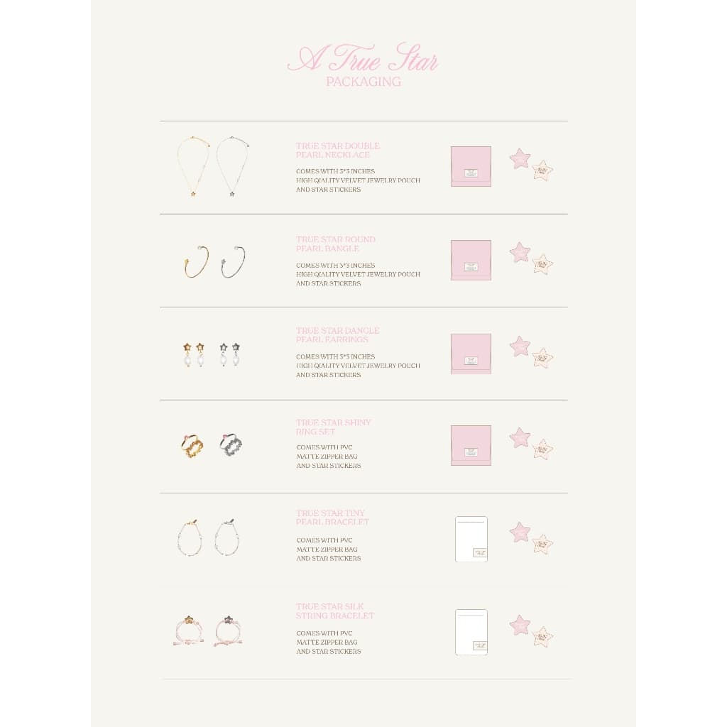 nice try studio - True Star Double Pearl Necklace สร้อยคอจี้ดาว ไข่มุกแท้ กันน้ำ กันเหงื่อ รูปที่ 9