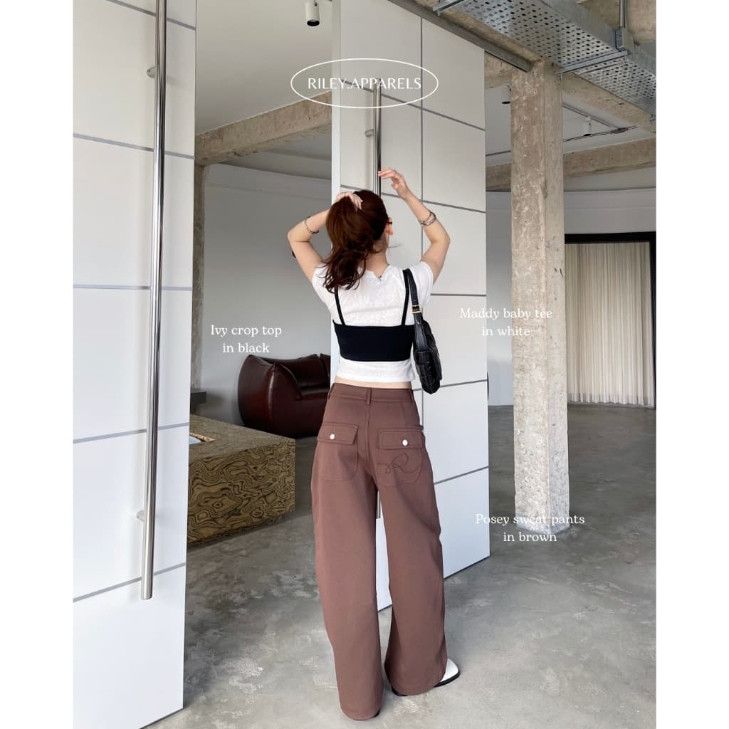 Riley.apparels - Posey sweat pants 9144 รูปที่ 6
