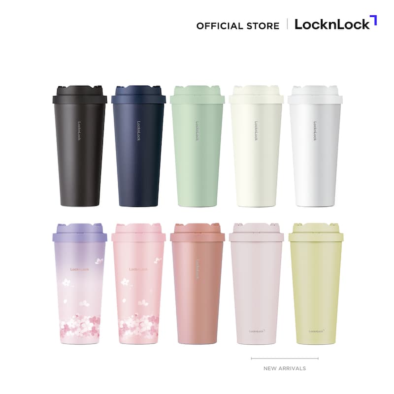 LocknLock แก้วน้ำเก็บอุณหภูมิ Energetic One Touch Tumbler ความจุ 550 ml. รุ่น LHC3249