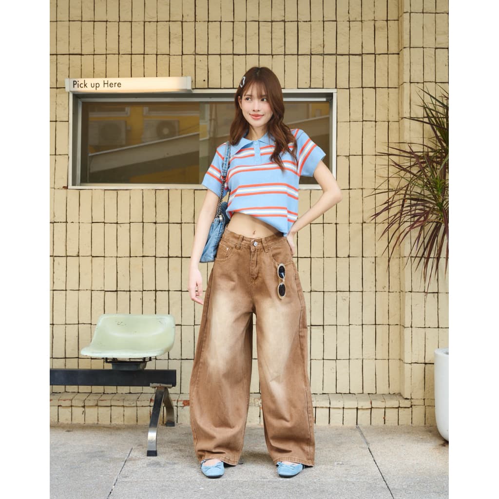Boxy Barrel Jeans รูปที่ 6