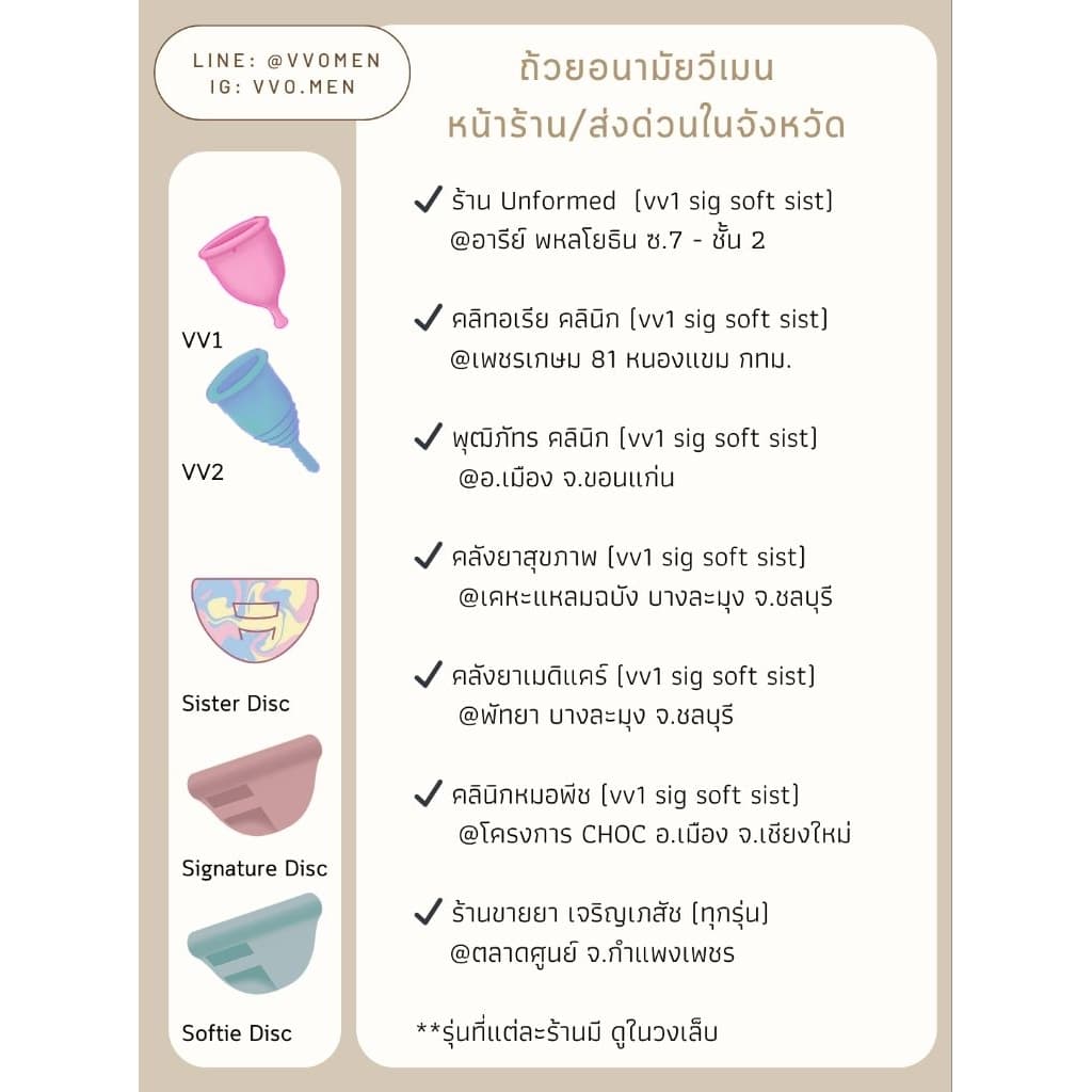 ถ้วยอนามัยทรงดิสก์ รุ่นเล็ก - VVOMEN รูปที่ 8