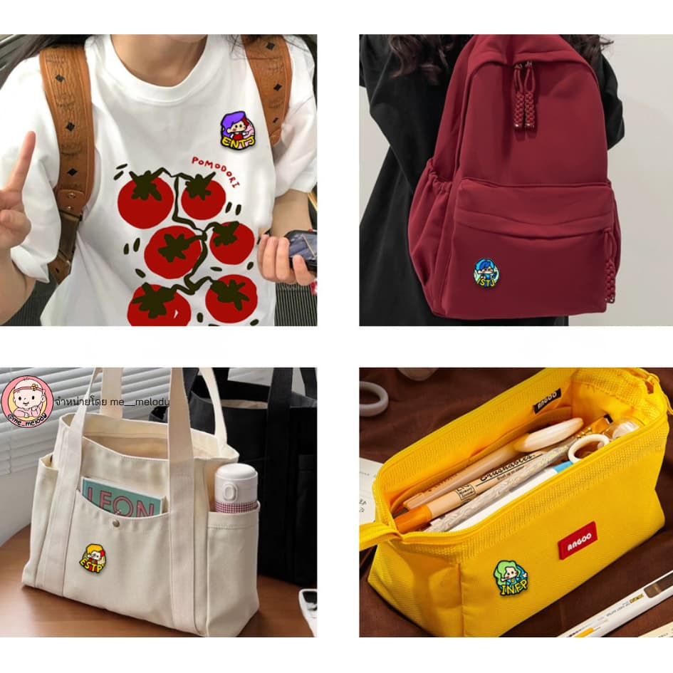 เข็มกลัด MBTI เข็มกลัดบุคลิกภาพ 16แบบ INTP INTJ ISTJ ISFJ INFJ มีทุกไทป์ รูปที่ 7