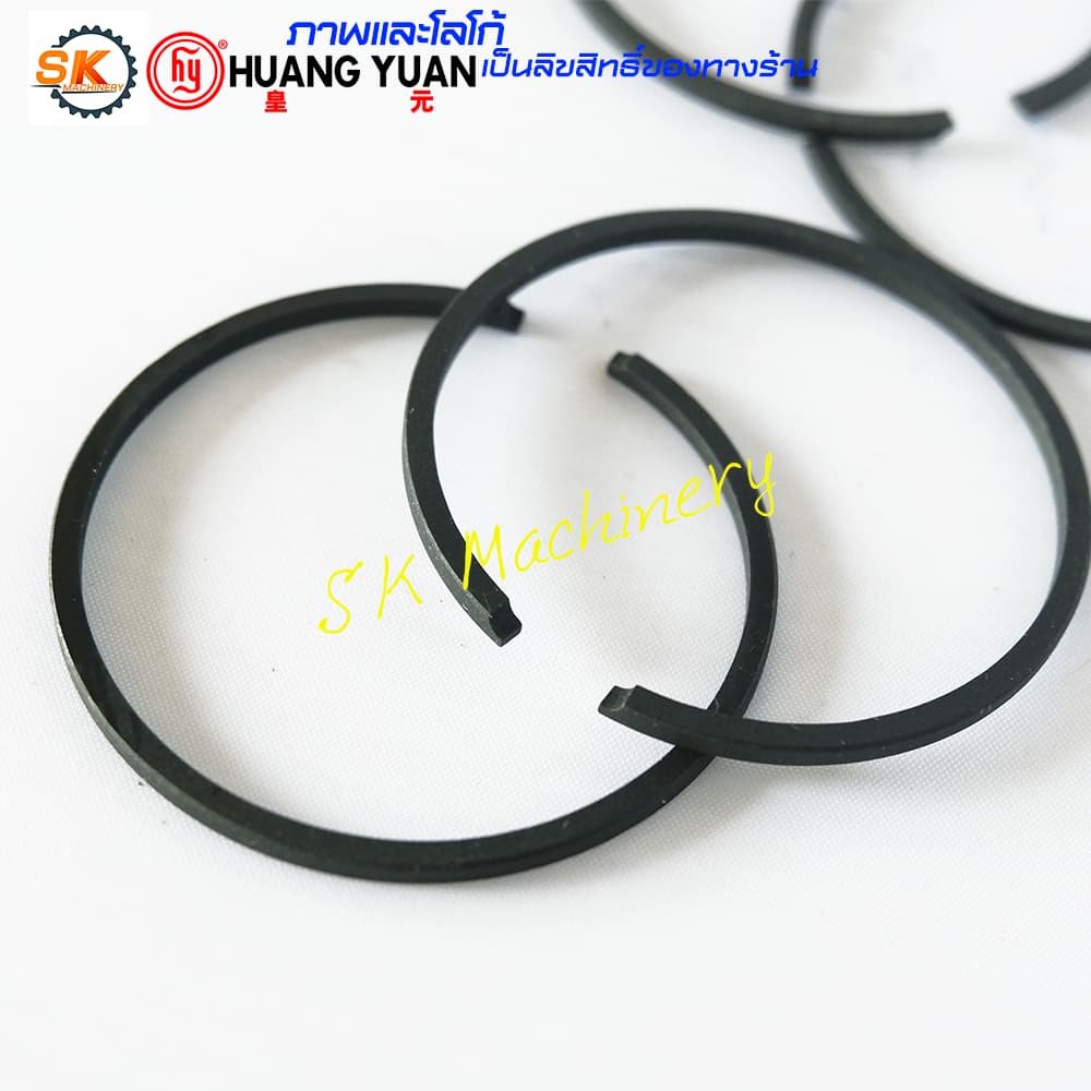 แหวนลูกสูบ 411 40-5 44-6 44-5 G45L 1700 G3K TL33 G5K 48F 381 382 660 070 HY คุณภาพสูง ขนาด 36-58มม. สำหรับเครื่องตัดหญ้า รูปที่ 2