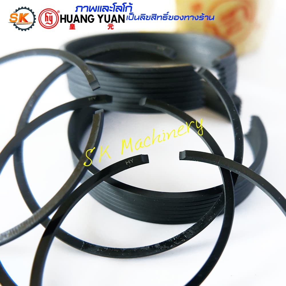แหวนลูกสูบ 411 40-5 44-6 44-5 G45L 1700 G3K TL33 G5K 48F 381 382 660 070 HY คุณภาพสูง ขนาด 36-58มม. สำหรับเครื่องตัดหญ้า รูปที่ 3