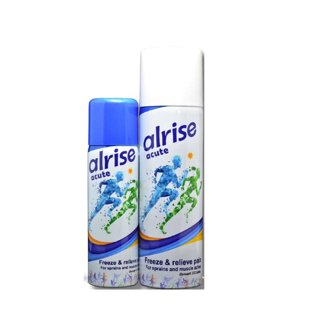 Alrise acute ออลไรซ์ อะคิวท์ สเปรย์เย็น บรรเทาปวด 100 ML / 200 ML. รูปที่ 3