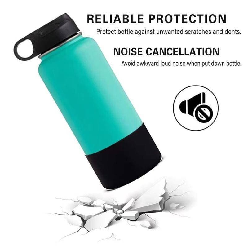 บูทซิลิโคนป้องกันสําหรับ Aquaflask & Hydroflask | ขวดน้ําปากกว้าง 12oz-40oz | ปลอกหุ้มด้านล่างกันลื่นปลอดสาร BPA รูปที่ 7