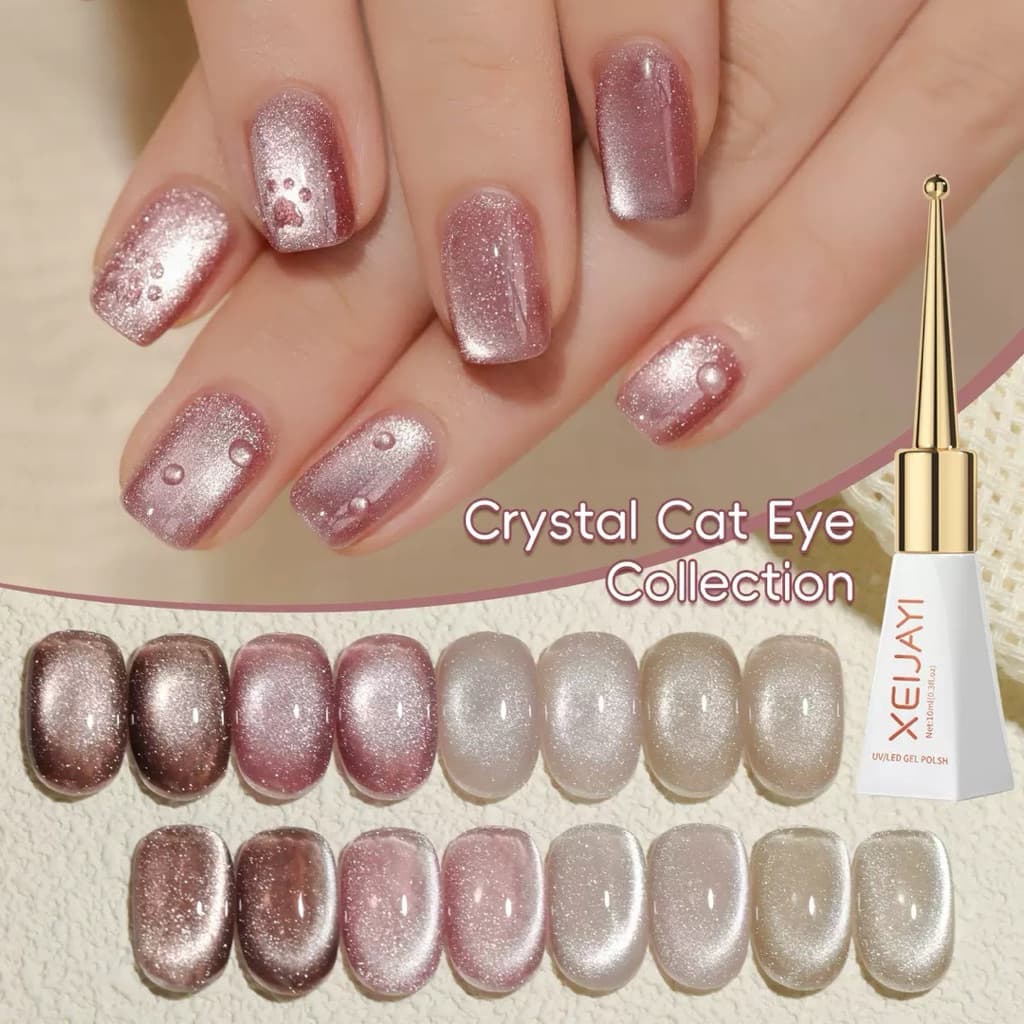 NewXEIJAYI สีเจลคริสตัลแคทอาย สีเงาสวยละมุน ติดทนและนาน ขนาด 10 ml. ในไทย รูปที่ 1