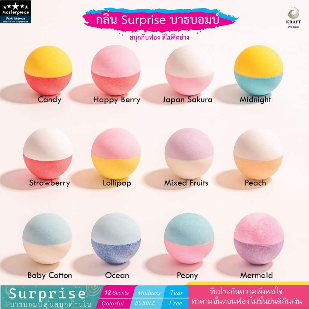โปรลับ! บาธบอม Bath Bomb เด็ก บาธบอมเซอร์ไพร์ส รูปที่ 4