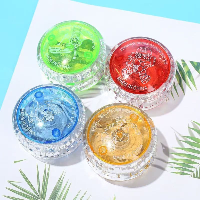 YOYO ของเล่นโยโย่เรืองแสง โยโย่ ลูกดิ่งโยโย่ ของเล่น ของเล่นเด็ก ของเล่นเด็กผู้ชาย ของเล่นเด้งดึ่ง รูปที่ 5