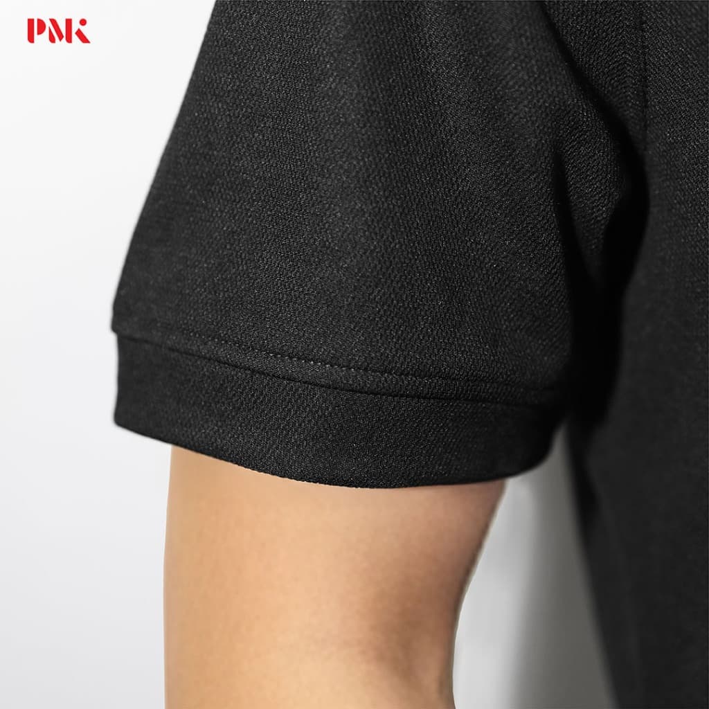 เสื้อโปโล Coolplus Oxy Prime สีดำ-PMKPOLOMAKER รูปที่ 6