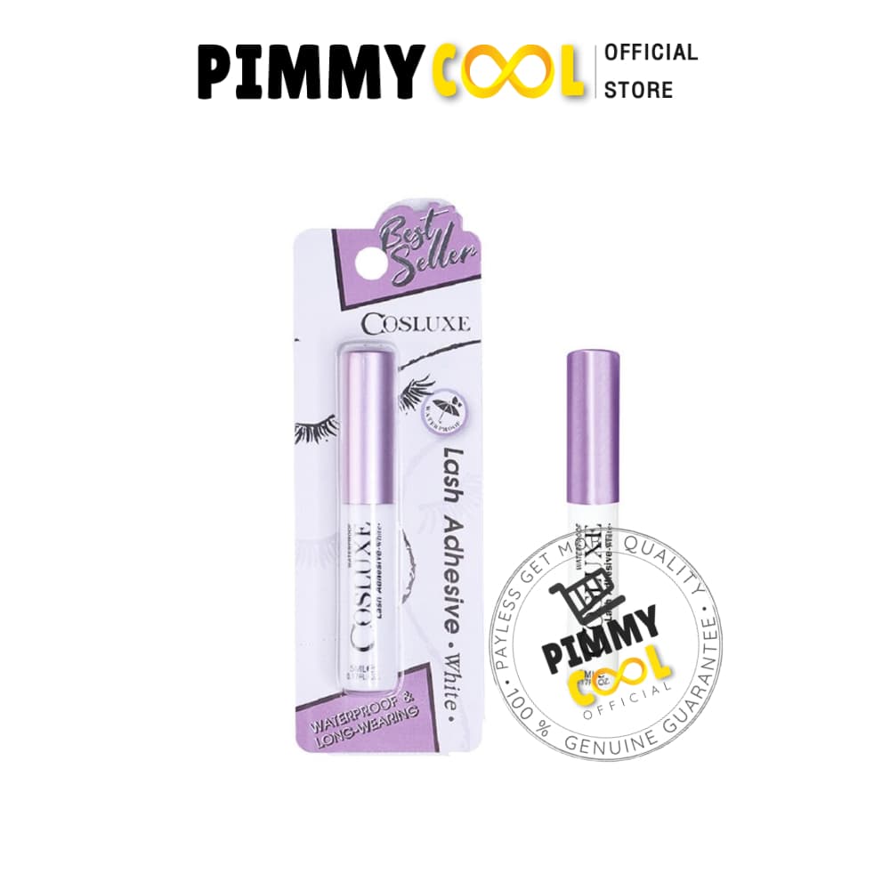 ส่งด่วน Cosluxe คอสลุกส์ กาวติดขนตา สีขาว คุณภาพดี แน่นหนึบ ติดทนทั้งวัน 5ml. รูปที่ 3