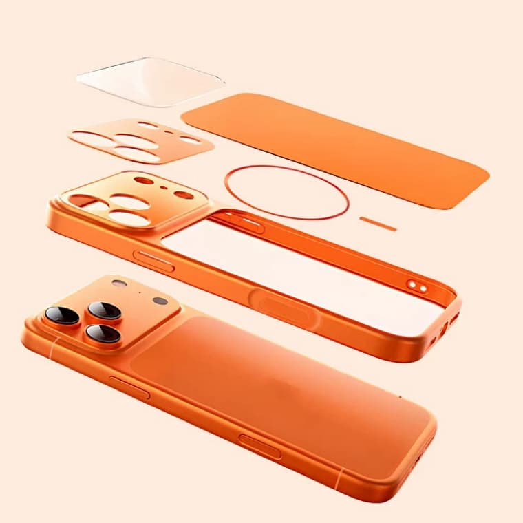 เคสชาร์จได้ พร้อมป้องกันเลนส์กล้อง ใส่แล้วเหมือนไอโฟน17 เคสแข็ง for iphone17；16；15；14；13；pro；max 17promax；17pro；17air รูปที่ 9