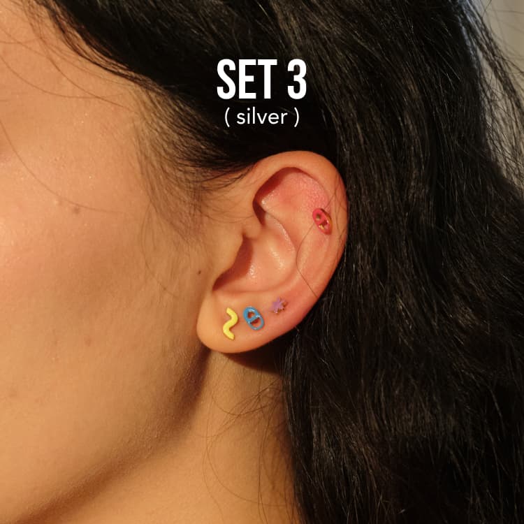 Bemet Ditto stud set ต่างหูสแตนเลส รูปที่ 8