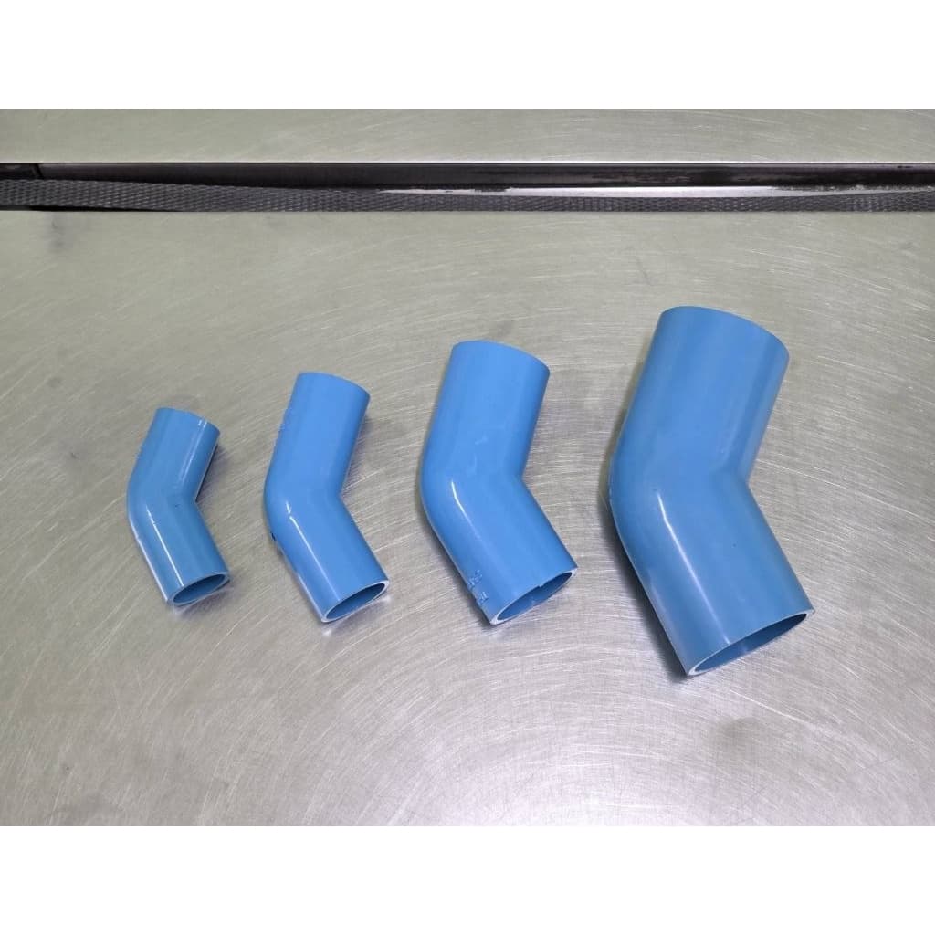 งอ45 องศา​ 1/2 -​ 1"1/2 อุปกรณ์​พีวีซี​ สามารถ​สว​มท่อ​พีวีซี​ไ​ด้ทุก​ยี​ห้อ​ รูปที่ 3