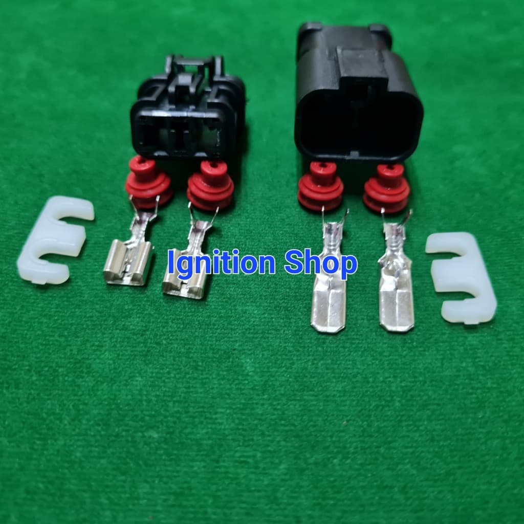 ปลั๊กมอเตอร์พัดลมหม้อน้ำ มอเตอร์พัดลมแอร์ Honda ตัวผู้ ตัวเมีย พร้อมขั้วต่อและลูกยาง รูปที่ 8