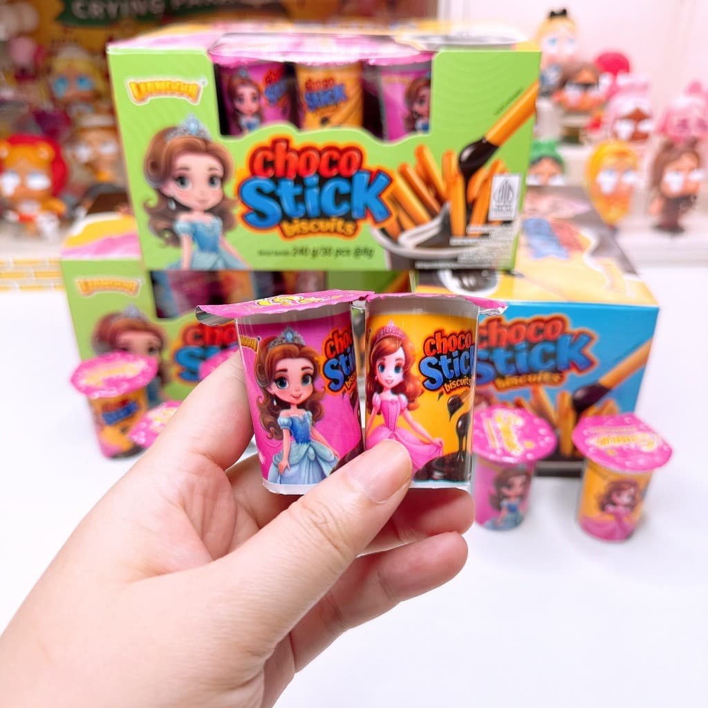 Choco แบบถาดและแบบกระปุก ขนมปังเเท่งบิสกิต จิ้มช็อกโกแลต รูปที่ 1