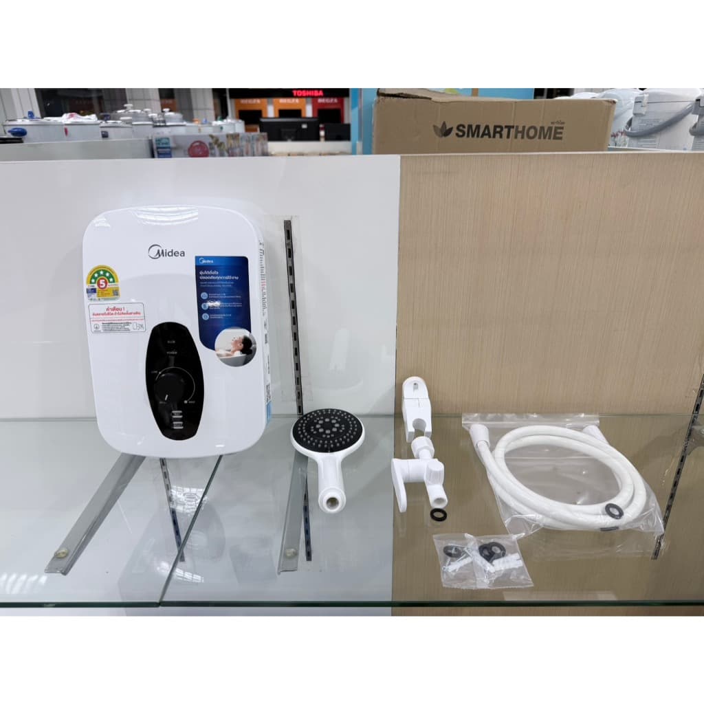 MIDEA เครื่องทำน้ำอุ่น 3800W รุ่น MWH-38QTH ผ่อน 0% ได้ รูปที่ 8