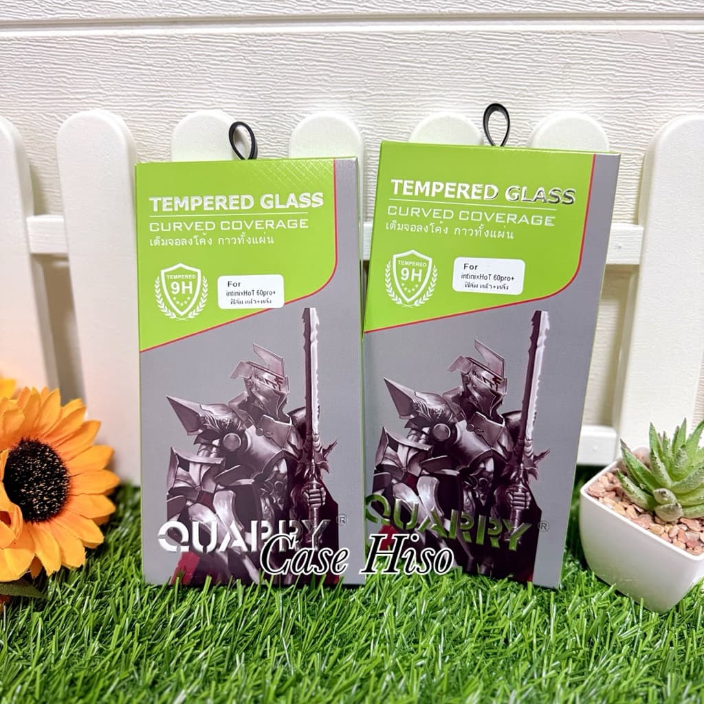 ฟิล์มกระจกนิรภัยจอโค้ง Quarry สำหรับ Infinix Hot 50 pro plus / Hot 60 pro plus รูปที่ 5