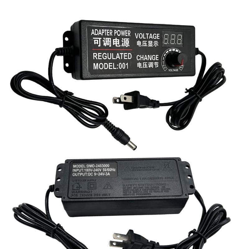 อแดปเตอร์ชาร์จ อะแดปเตอร์ AC to DC 9V-24V 3A ปรับอุณหภูมิ อะแดปเตอร์ปรับแรงดันไฟฟ้า พร้อมอะแดปเตอร์แสดงผล หม้อแปลง รูปที่ 4