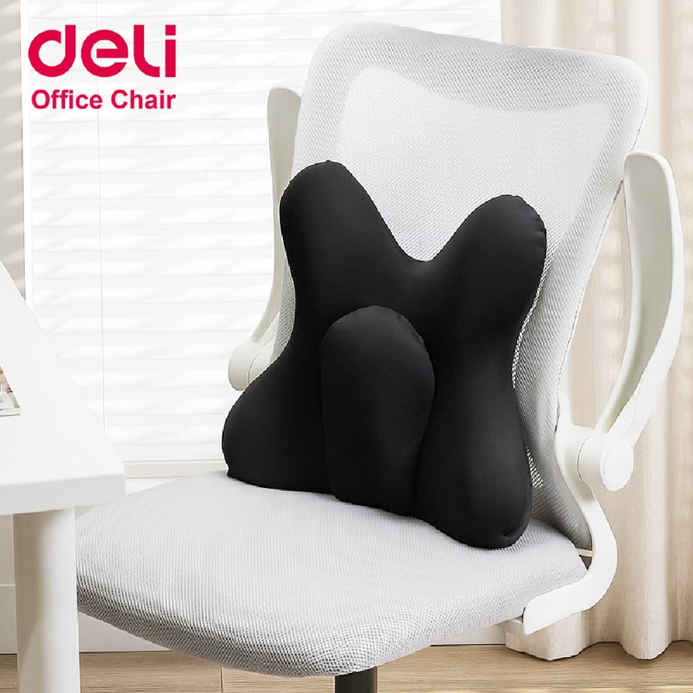 Deli เบาะรองหลังพื่อสุขภาพ ลดอาการปวดเมื่อย ออกแบบตามร่างกาย นั่งสบาย พกพาสะดวก Lumbar Support รูปที่ 8