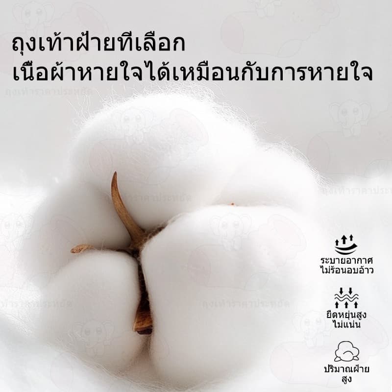 ถุงเท้ากีฬา ถุงเท้าใส่ทํางาน ถุงเท้าข้อสั้น คละลายคละสี ผ้าฝ้าย 100% ผ้ายืด ระบายความร้อน รูปที่ 8