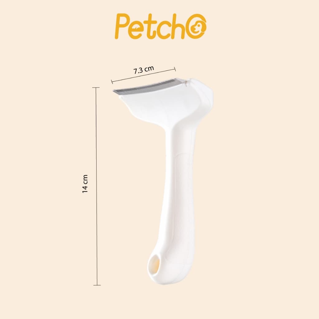 Petcho หวีแปรงขนสัตว์เลี้ยง หวีแมว หวีสุนัข กำจัดขนหลุดร่วงอย่างมีประสิทธิภาพ ซี่หวีปลอดภัย รูปที่ 8