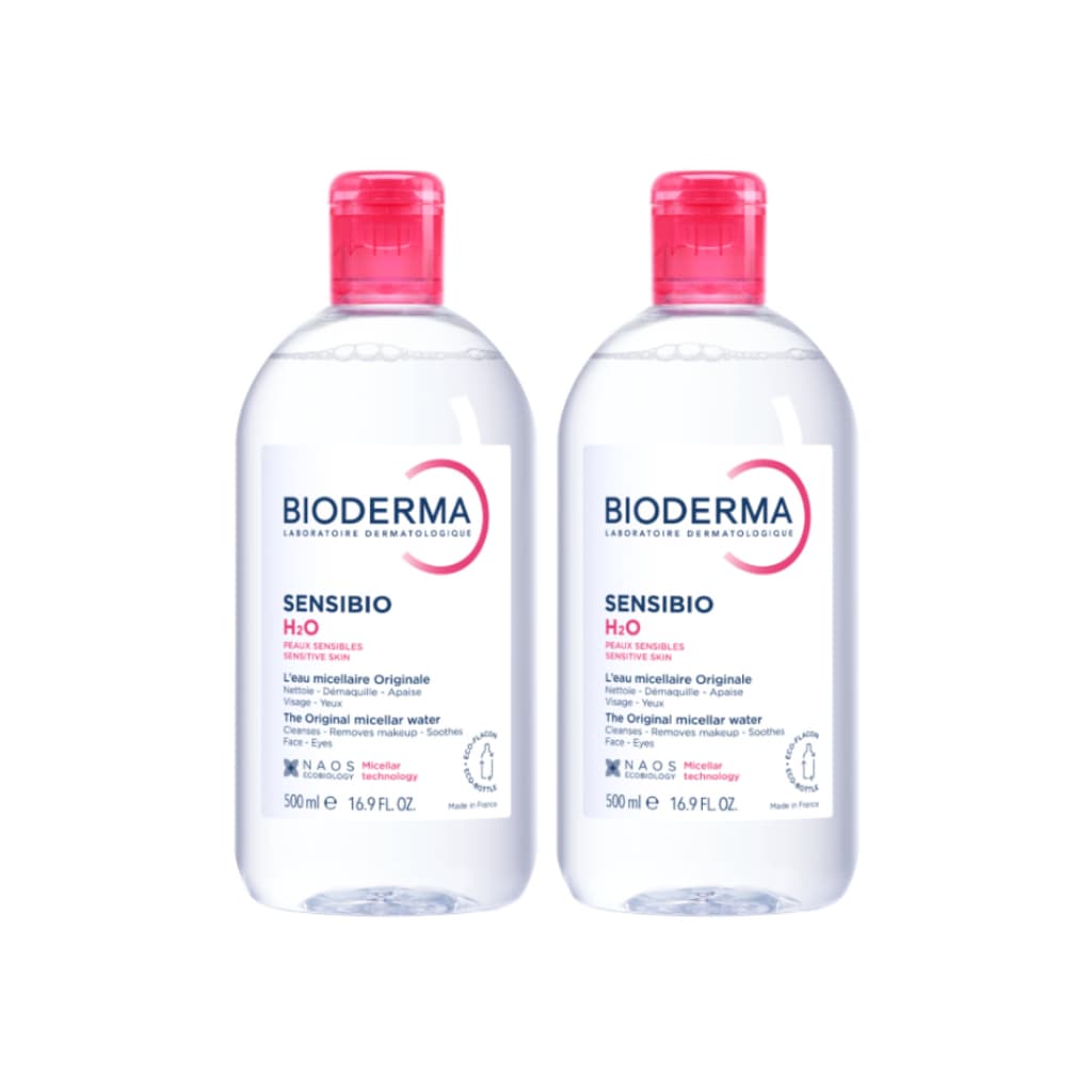 Bioderma Sensibio H2O ไมเซล่าคลีนซิ่งวอเตอร์ สำหรับผิวแพ้ ระคายง่าย 500 มล. ฝาธรรมดา 2 ขวด รูปที่ 9