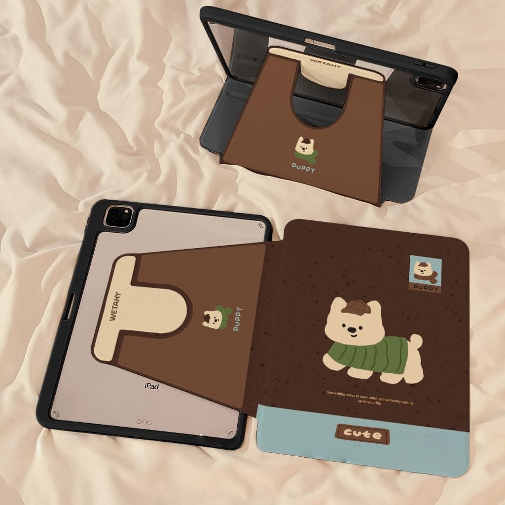 เคสiPad Air5 Air6 Green Puppy mini หมุน 360° mini7 อะครีลิ for Gen6 Gen11 Gen10 Air7 Gen9 รูปที่ 1