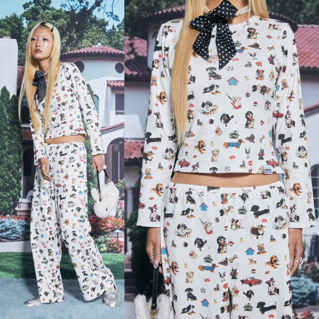 ASBKK : Puppy Lounge Set - ชุดนอนลายน้องหมา รูปที่ 6