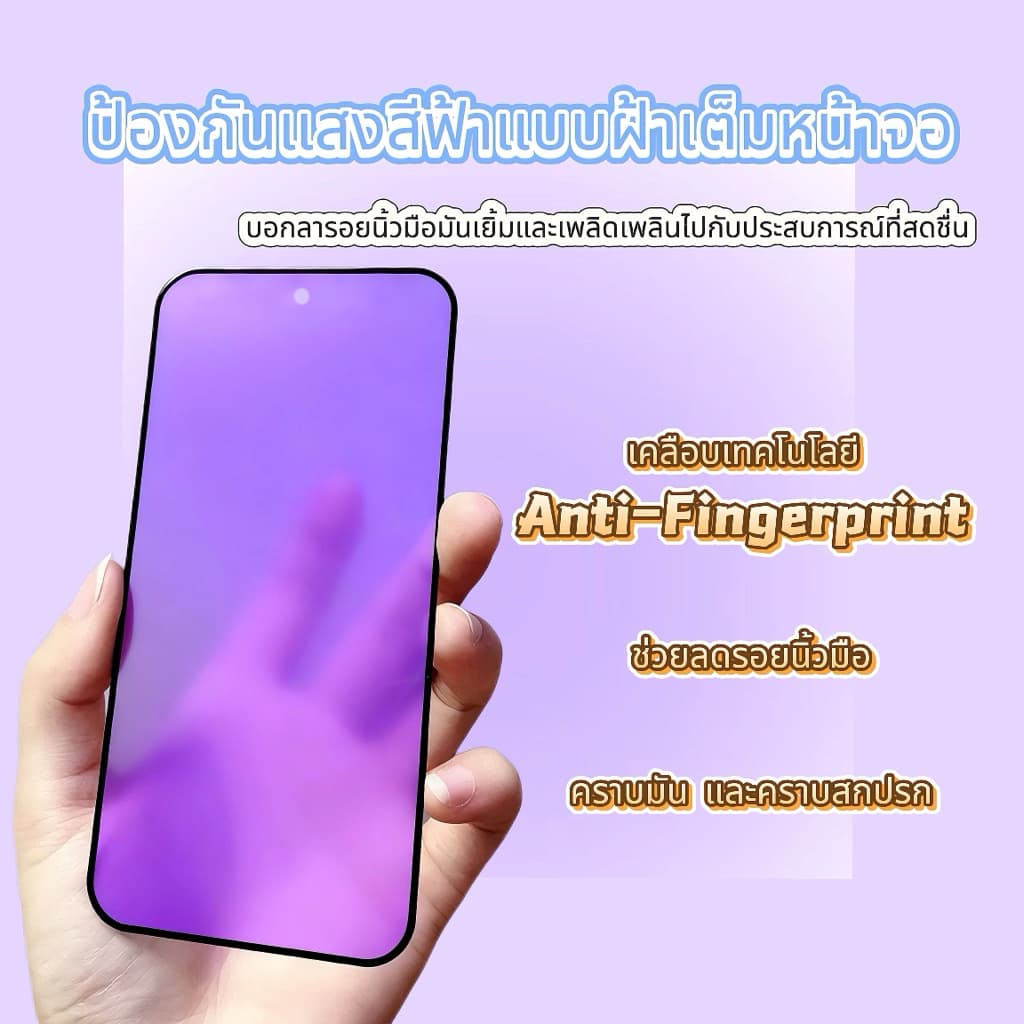 Weimiฟิล์มกระจกนิรภัยถนอมสายตา ผิวด้าน For XIAOMI POCO X8 PRO MAX M7 4G/5G M7 PLUS M7 Pro F6 F6PRO F7 F7PRO รูปที่ 8