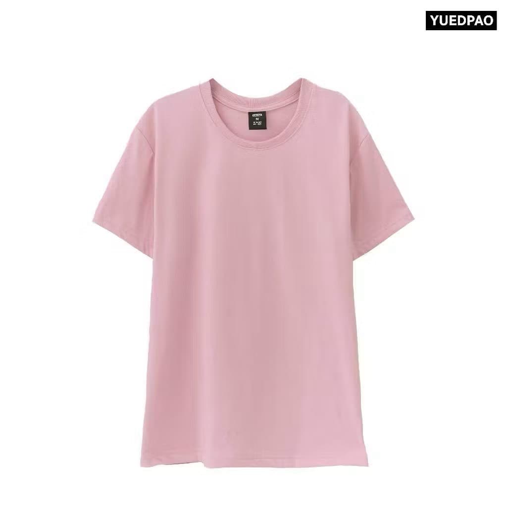 Yuedpao Ultrasoft Non-Iron เสื้อยืดคอกลม ผ้านุ่มใส่สบาย ไม่ย้วย ไม่หด ไม่ต้องรีด เสื้อยืดสีพื้น Set Pink rose รูปที่ 7