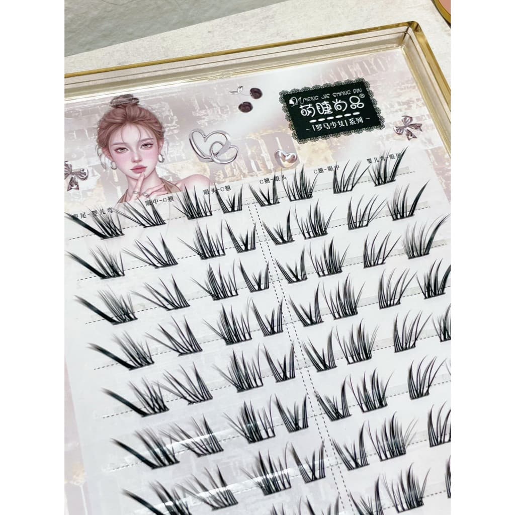 ขนตาปลอม รุ่น LULUNA ขนตาปลอม 3D แบบช่อ Cateye Style หางตาเฉี่ยว ยาว 10-13mm ยาวนุ่ม ไม่แข็ง เป็นธรรมชาติ บางเบา สบายตา รูปที่ 4