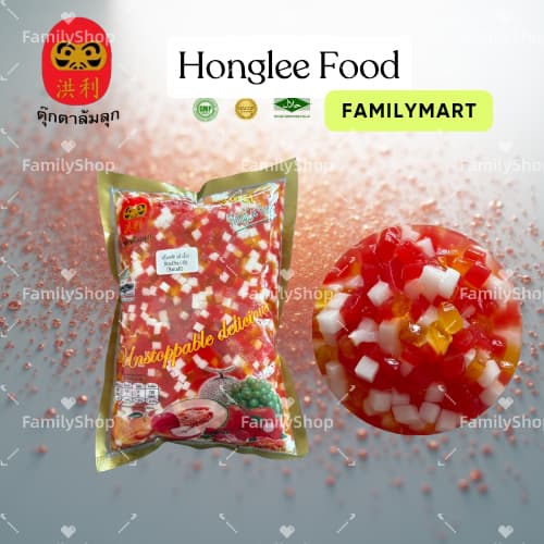 เต๋าฟรุ๊ตสลัด หงส์ลี่ ฟู้ดส์Honglee Food -วุ้นคาราจีแนนสำเร็จรูป มุกวุ้นบุกไข่มุก รูปที่ 1