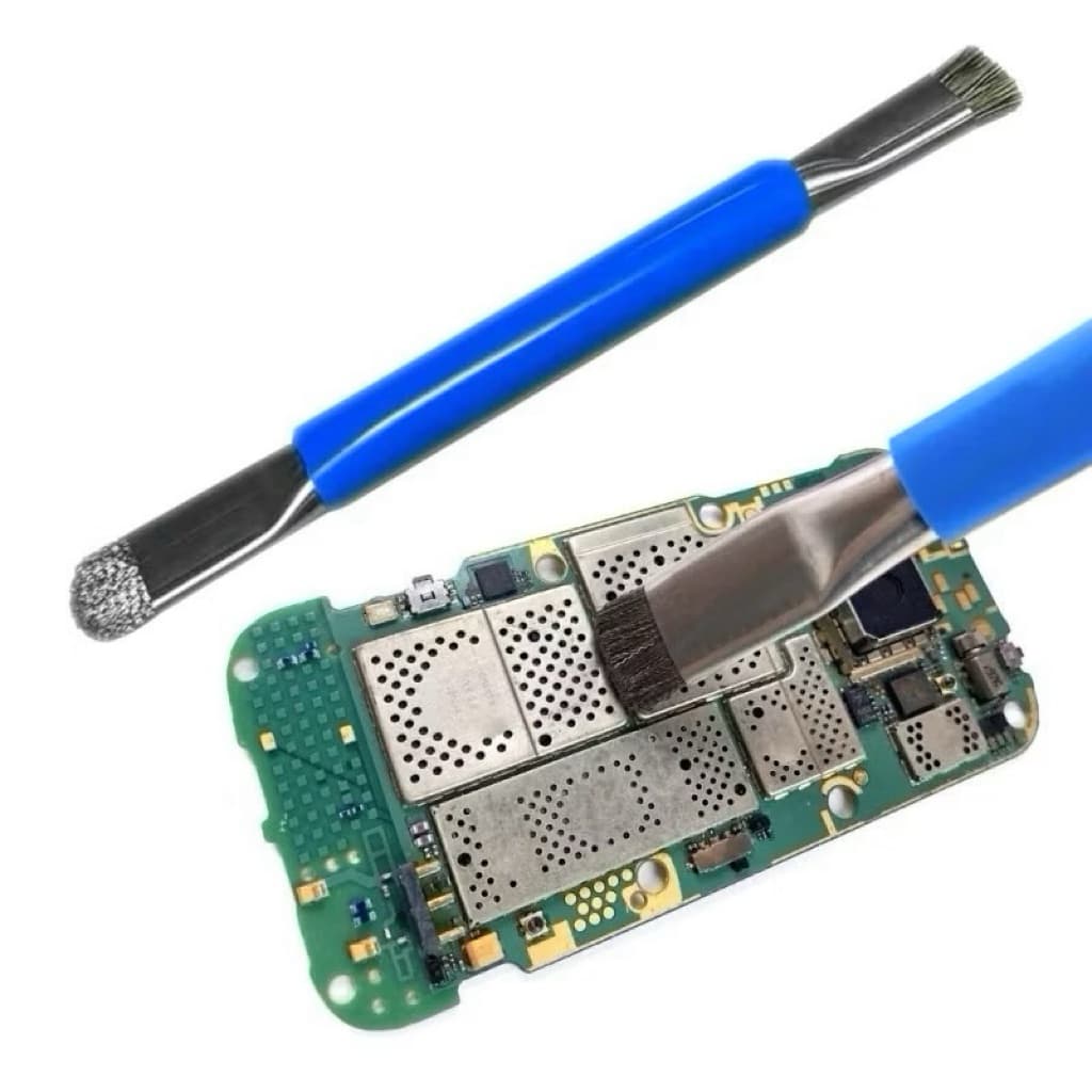 BRUSH BS-02 ปลอดภัยแปรง Anti-Static เมนบอร์ด PCB ทำความสะอาดแปรงสำหรับโทรศัพท์มือถือ PC ซ่อมเครื่องมือทำความสะอาดลบกาว รูปที่ 1