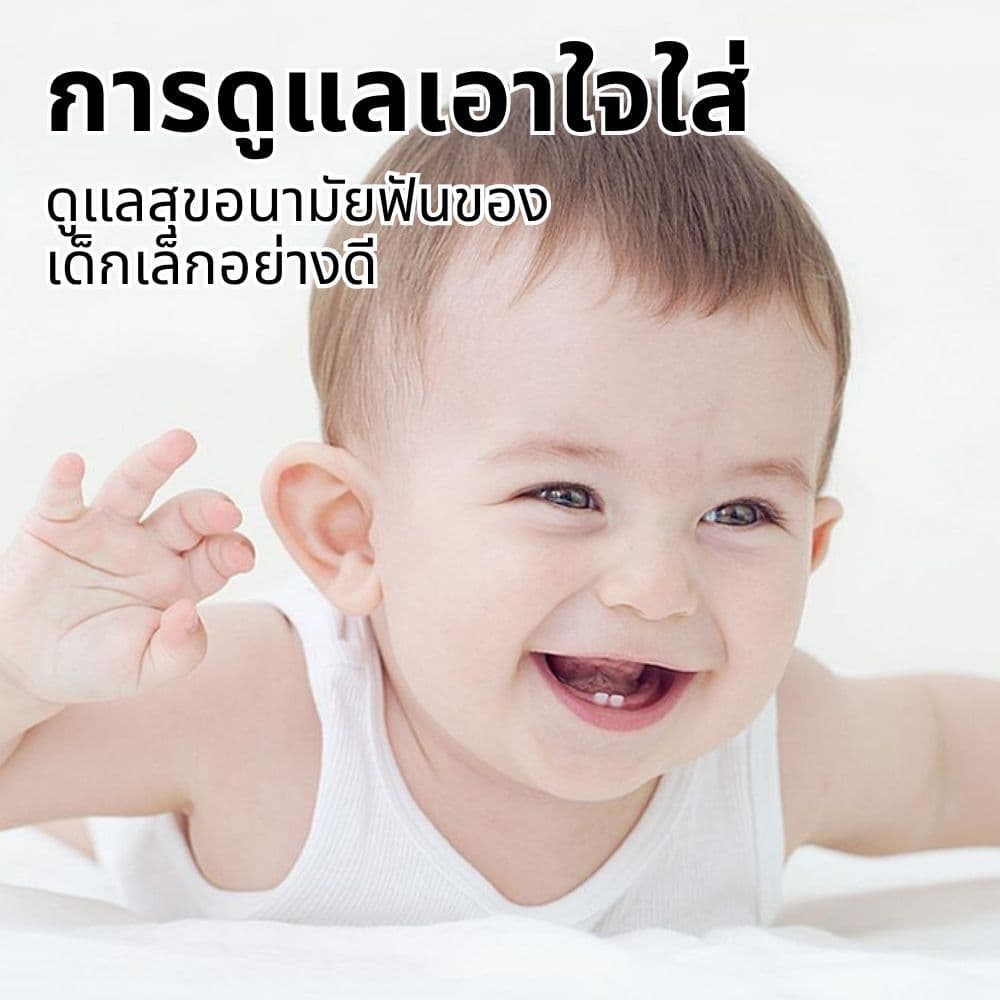 แปรงสีฟันไฟฟ้าสำหรับเด็กขนนุ่มป้องกันเหงือกส่งแบตเตอรี่ให้ 3 หัวแปรงสีฟันทดแทน รูปที่ 7
