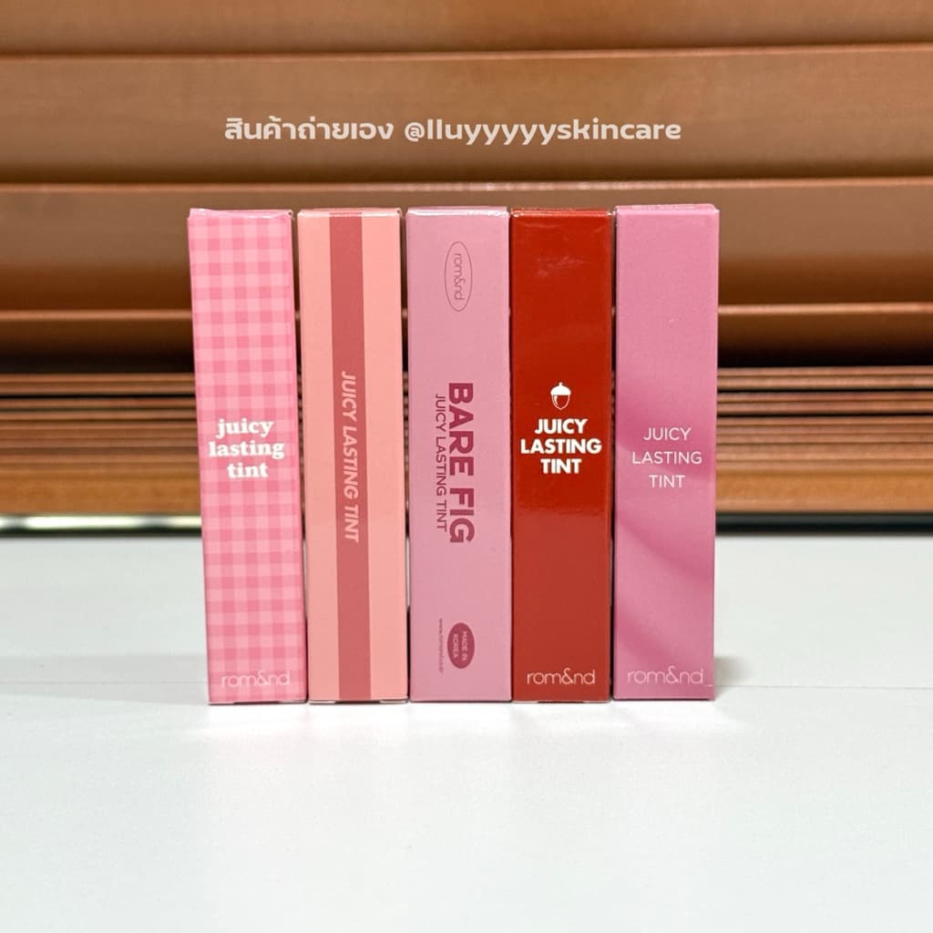 ลิปทินท์ Rom&nd Juicy Lasting Tint 5.5g ติดทนนาน ฉ่ำวาว รูปที่ 1
