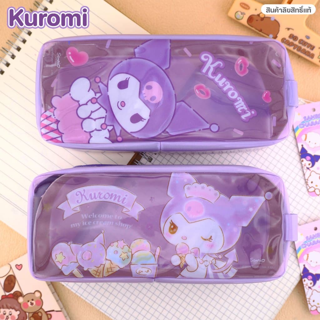 กระเป๋าดินสอ PVC กันน้ำ ใส ลายการ์ตูน Disney และ Sanrio - สินค้าลิขสิทธิ์แท้ รูปที่ 9