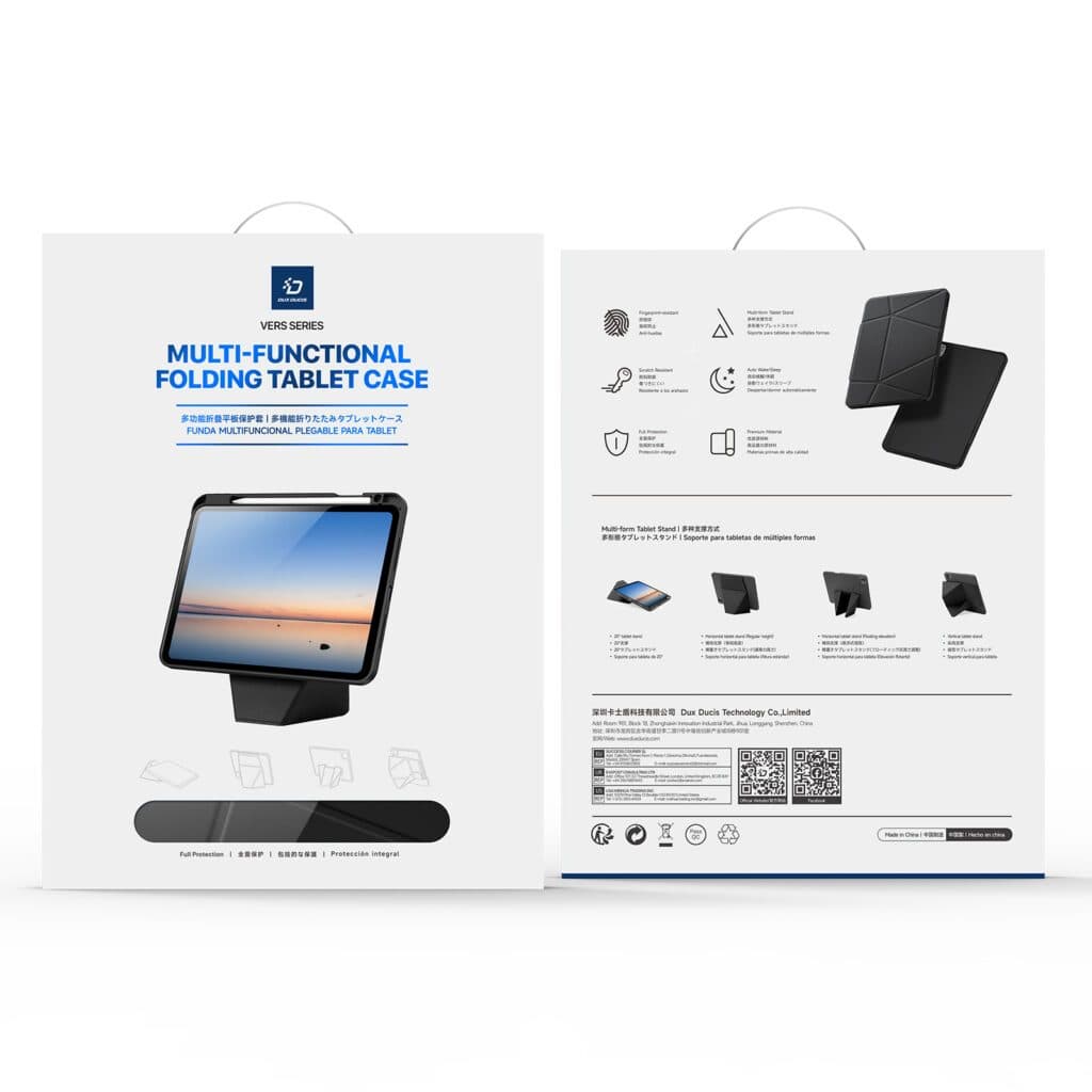 Dux Ducis รุ่น VERS เคส Samsung Tab 10 Lite/S10 FE/S9 FE/S9/S11/S10 FE+/S9 FE+/S9+/S10+ เคสกันกระแทกขอบTPUช่องใส่ปากกา รูปที่ 8