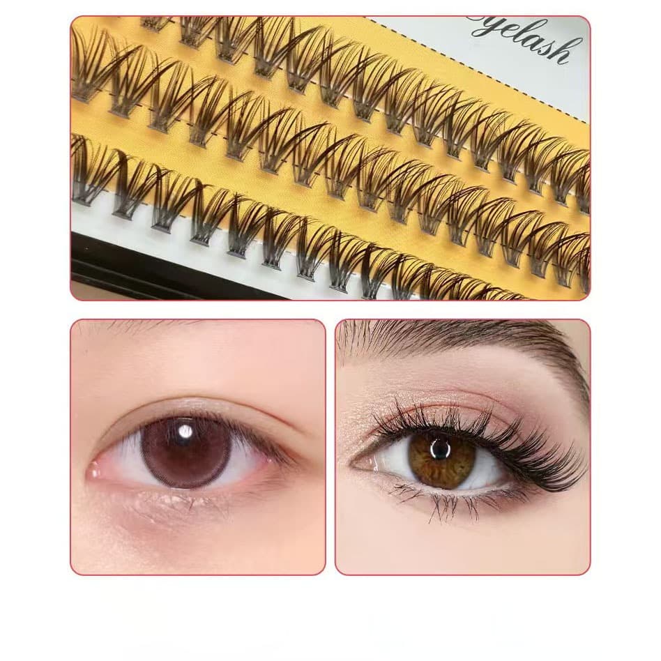 ขนตาปลอม 3D ไม่ต้องใช้กาว มีกาวในตัว ขยายตา ติดทน ใช้ซ้ำได้ เหมาะสำหรับมือใหม่ รูปที่ 4