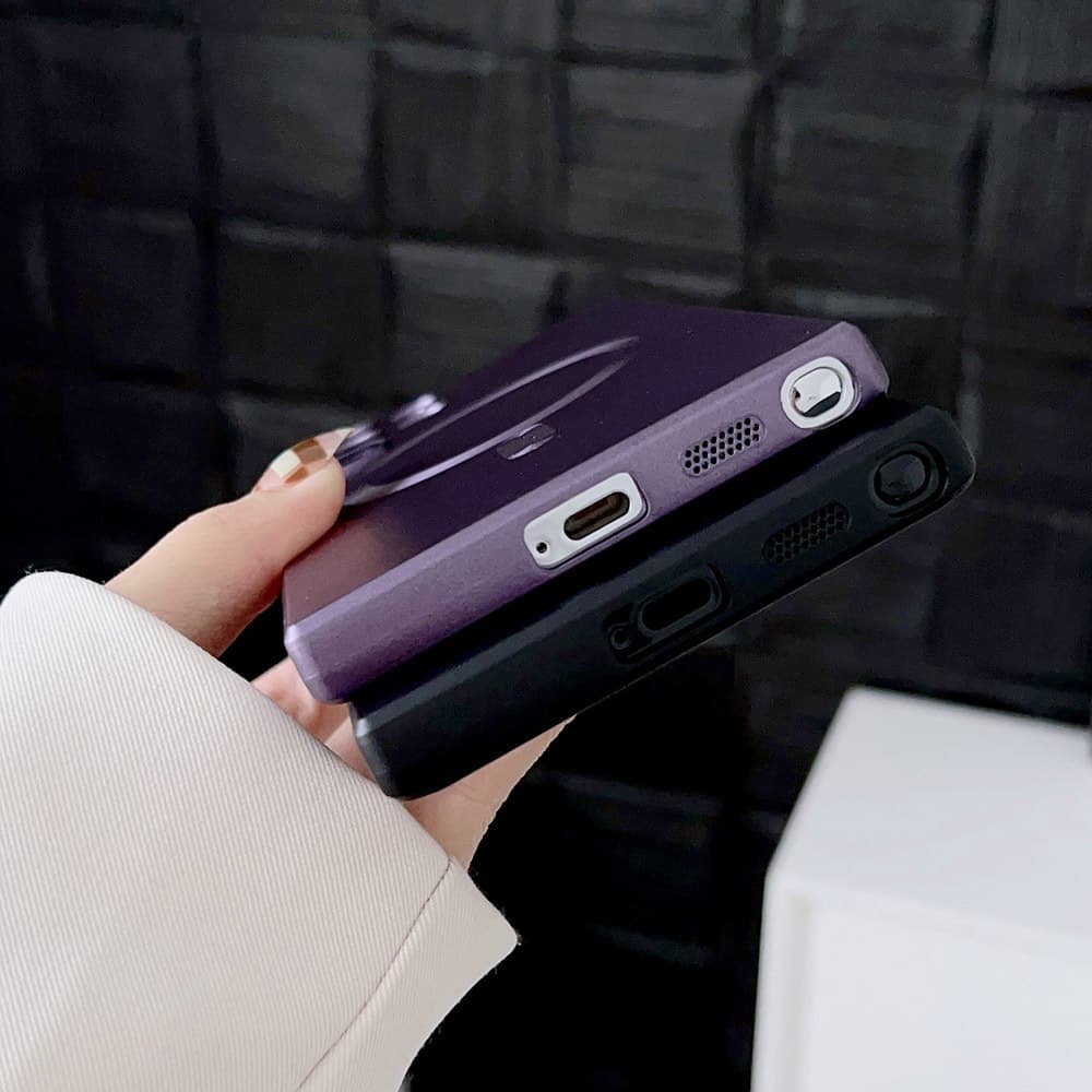 สีเมทัลลิก Magnetic เคส for Samsung A37 A17 A16 A55 A56 A05S A54 A36 A35 A26 S23FE S24 S26Ultra S25พร้อมฟิล์มป้องกันเลนส รูปที่ 7