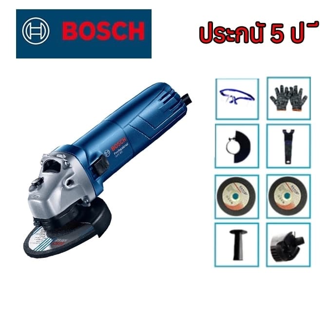 BOSCH เครื่องเจียร์ไฟฟ้า หินเจียร 4 นิ้ว ลูกหมู เครื่องเจียร ลูกหมูไฟฟ้า เจียร์ไฟฟ้า เจียรไร้สาย MAKITA หินเจียรแบต รูปที่ 9