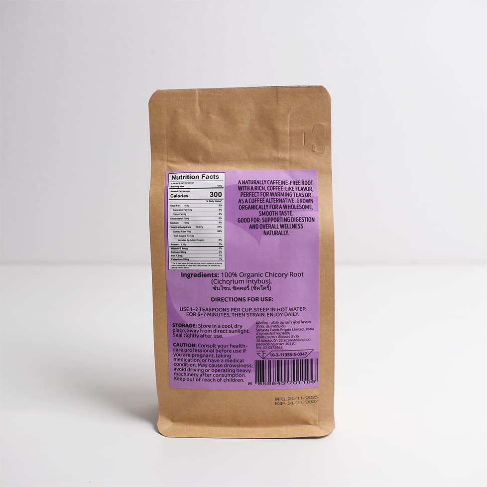 Sunshine Market Organic Chicory root100g | ซันไชน์ มาร์เก็ต ชิโครีรูท ออร์แกนิค รูปที่ 3