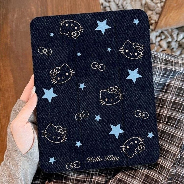 จัดส่งทันทีเคสไอแพด การหมุน 360 องศา Hellokitty Air8 11 Gen9 Air7/6 13 Star เคสiPad Gen6 Air5 รูปที่ 5