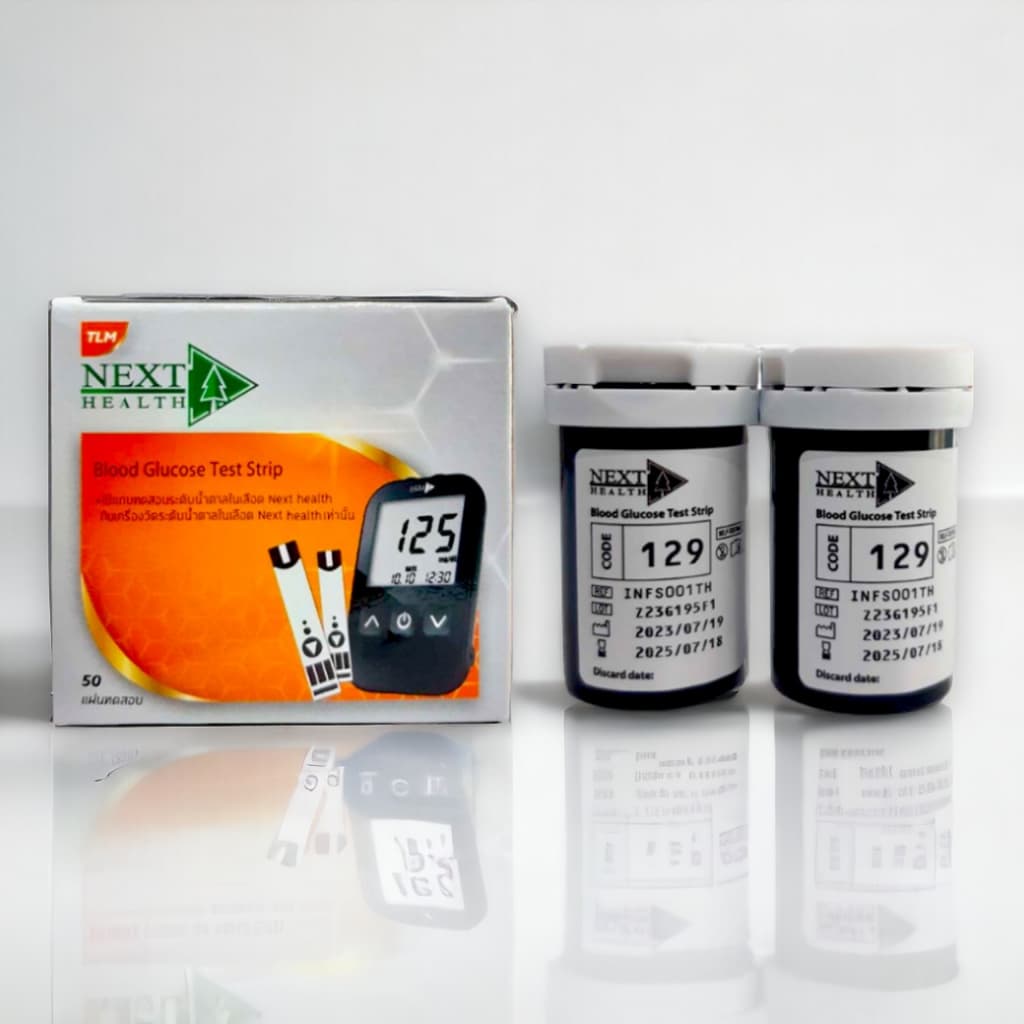 Next Health Blood Glucose Test Strip แถบตรวจน้ำตาล ** ** รูปที่ 2