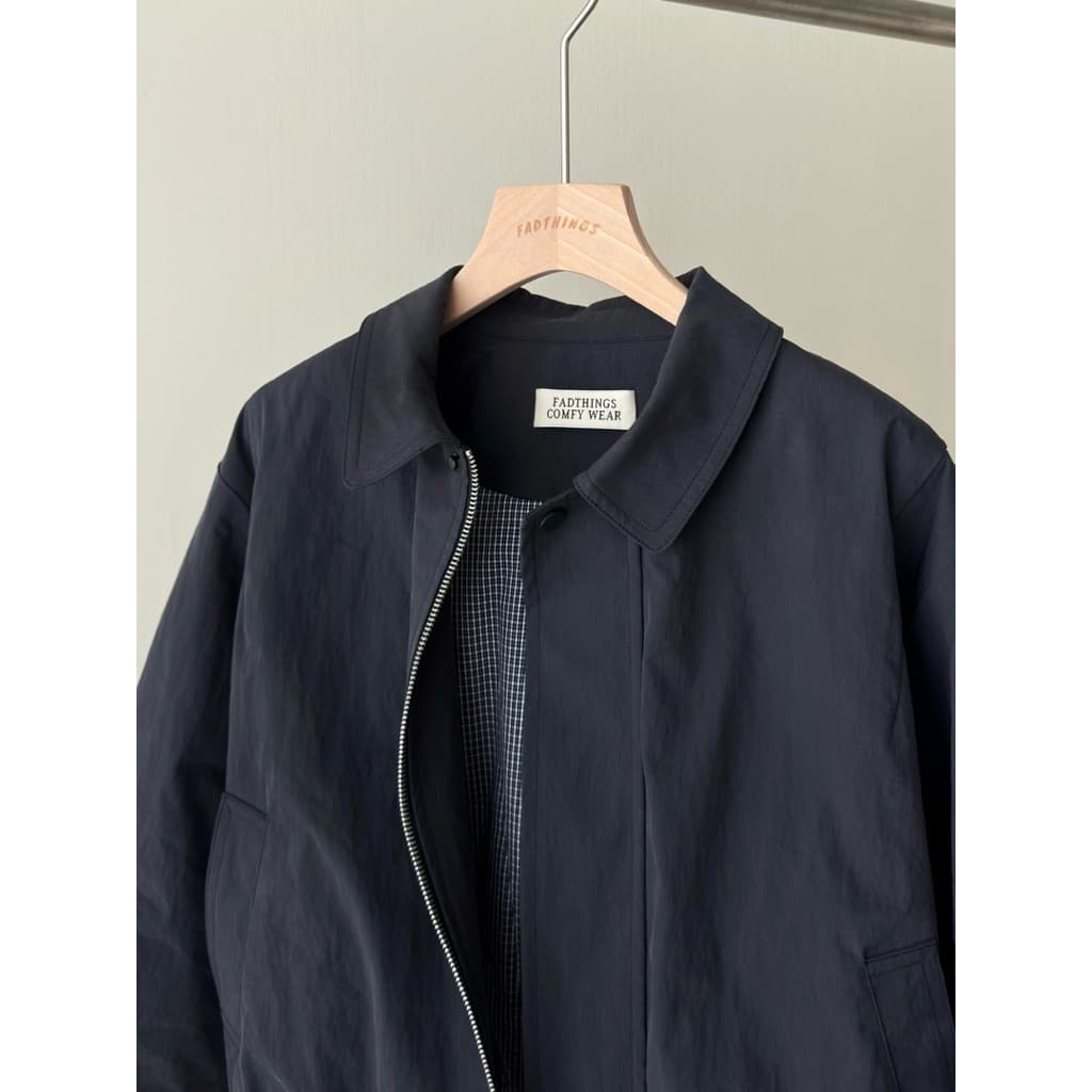 FADTHINGS : Aji bomber jacket สีกรมท่า ผ้าเดียวกับ paté ค่า รูปที่ 4