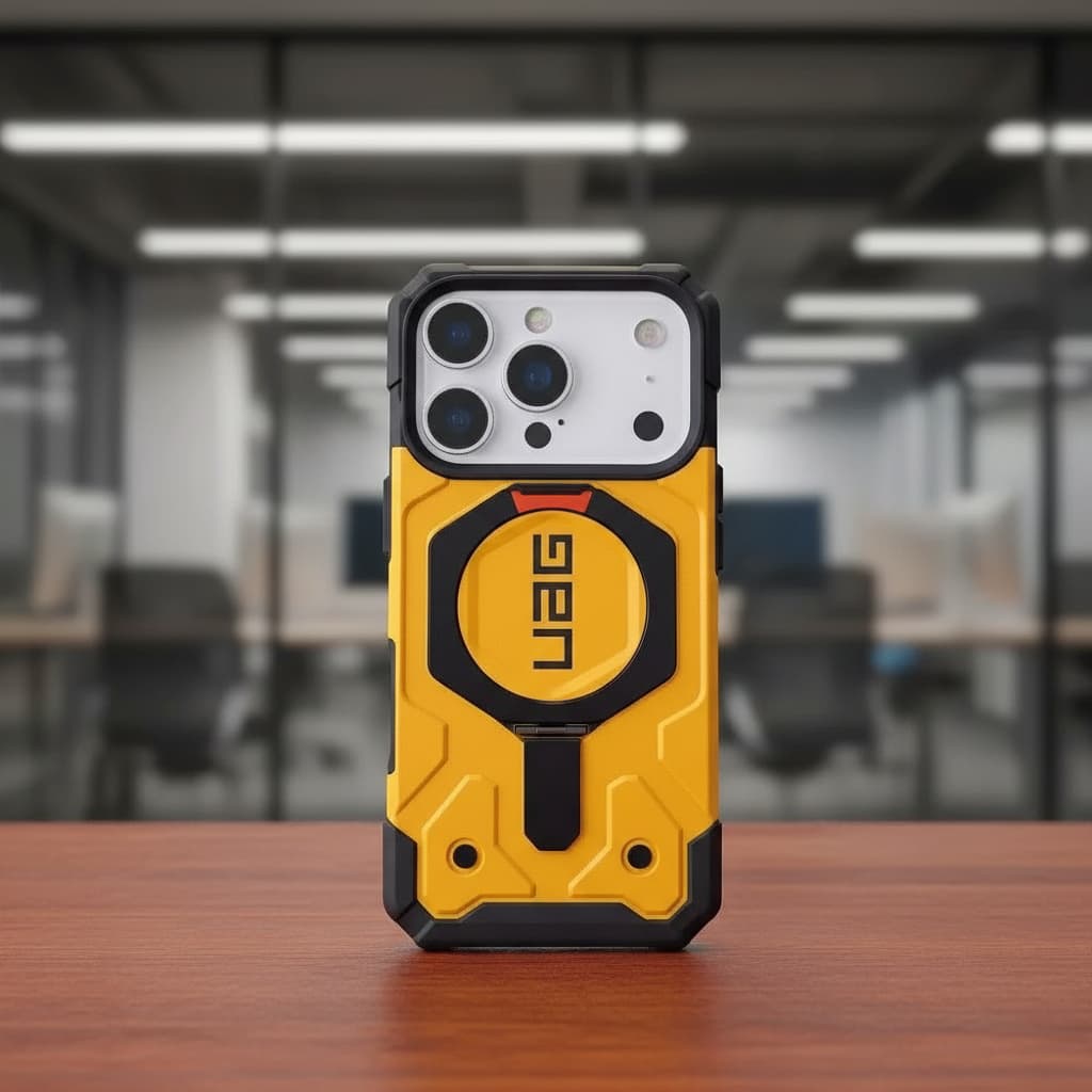 เคส UAG สำหรับ iPhone 12 13 14 15 Pro Max PLUS วงเล็บ แม่เหล็กเคสป้องกันโทรศัพท์มือถือ ป้องกันการตก รูปที่ 2