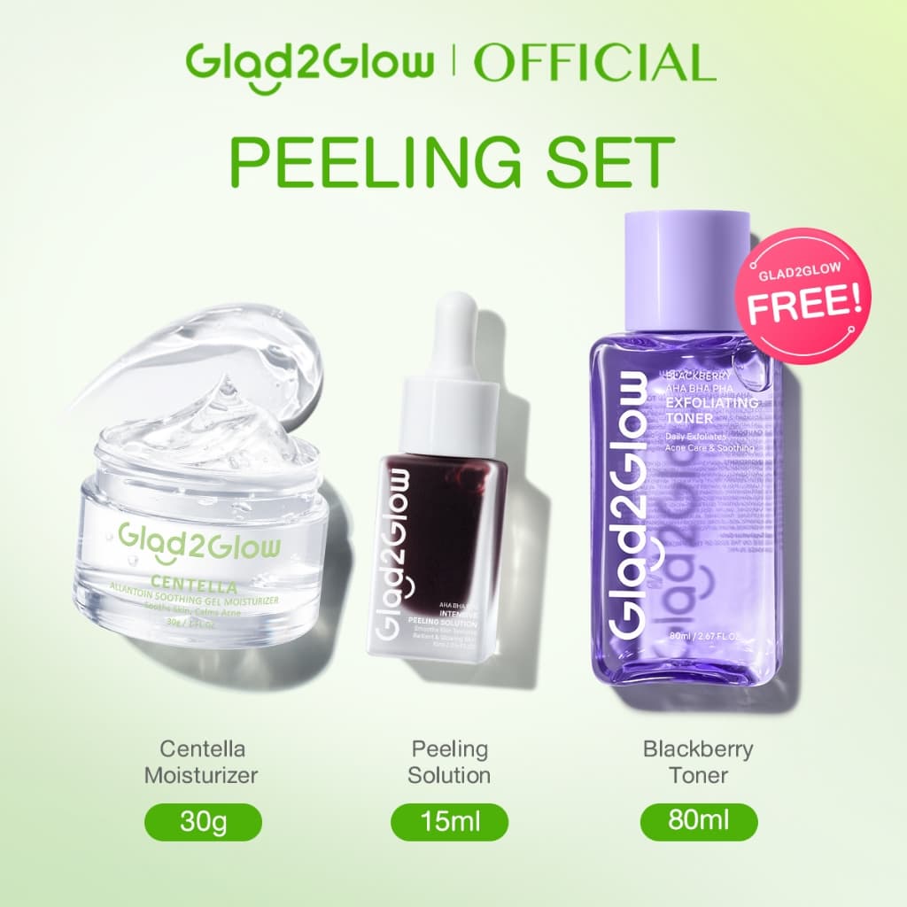 Glad2Glow Brightening Acne Moisturizer+Serum+Toner ขาวใส ไร้สิว จุดด่างจาง ชุ่มชื้นล้ำ ครีมทาหน้า เซรั่ม โทนเนอร์ รูปที่ 6